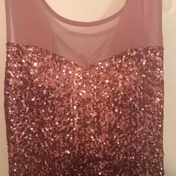 Handmade Pink Sequin Formal Dress - Picture 5 of 7